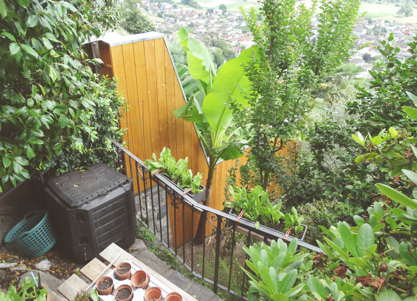 immagine di separé in legno laccato